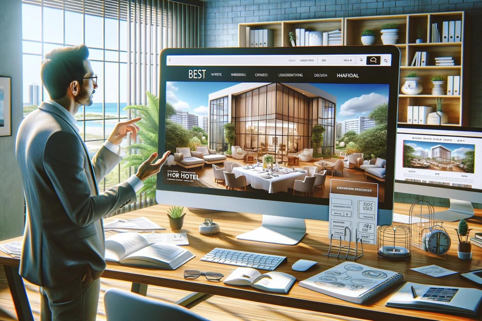 Diseño de sitio web para hoteles