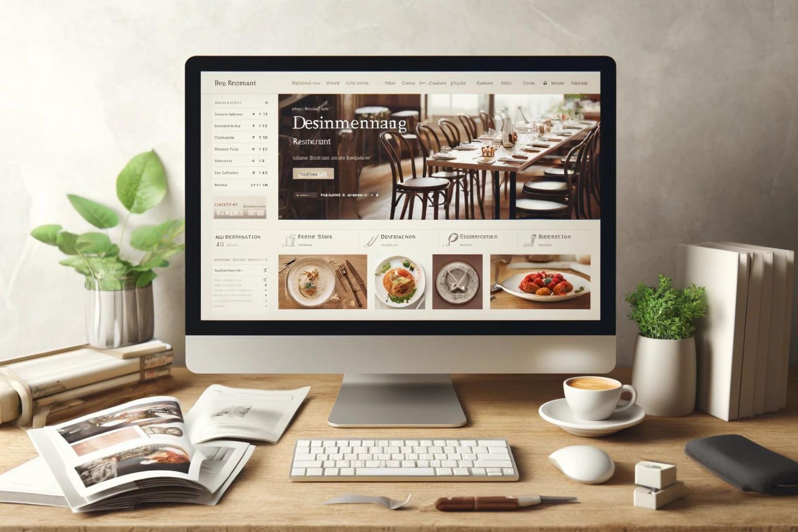 Diseño web para restaurante